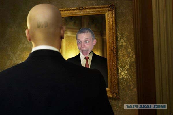Фотожаба: дебил с ножом