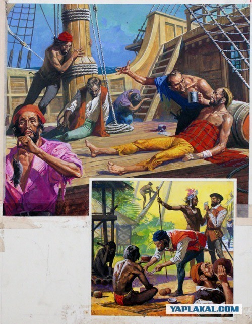 Ляпы в картинах с парусниками