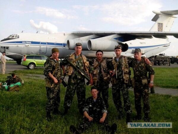 В Луганске сбили Ил-76