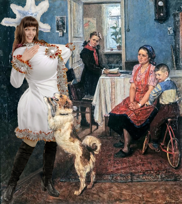 Фотожаба : "Новогодняя".