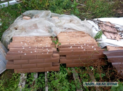 В продолжение темы о бане. Изготовление фасадной плитки свои­ми руками.