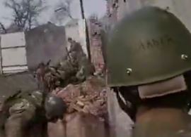 Каска спасла от выстрела снайпера