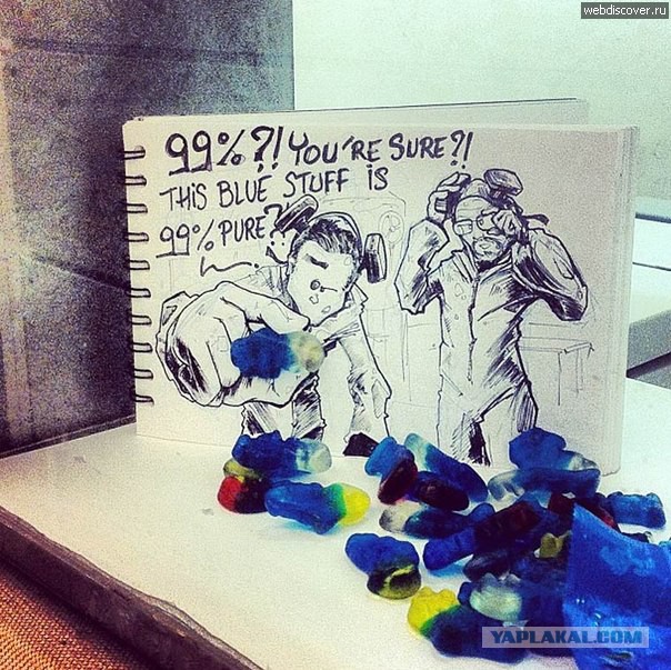 Несколько забавных скетчей, от французского иллюстратора Troqman