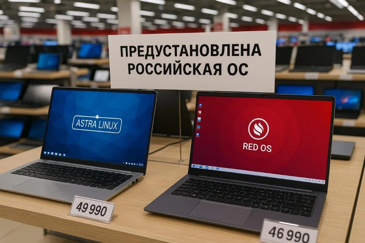 Российские ОС на каждый ноутбук. Минцифры поддержало предустановку российских операционных систем на ноутбуки