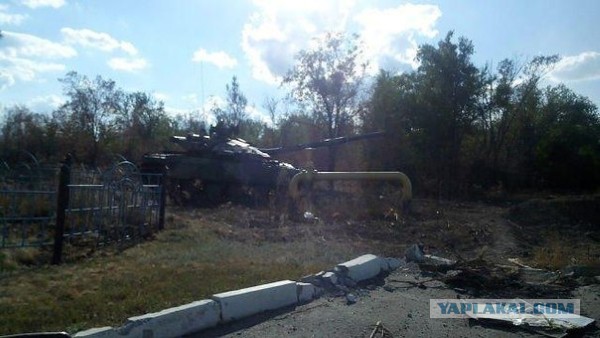 Т-64БМ "Булат" брошен ВСУ в н.п Новосветловка
