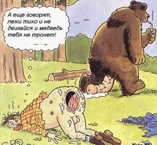 Схватка с медведем: редкое спасение