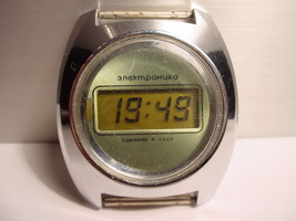 Рекламный постер минского часового завода «Электроника», 1983 год