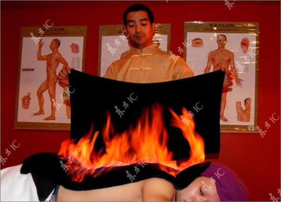 Пламенный массаж (5 фото)