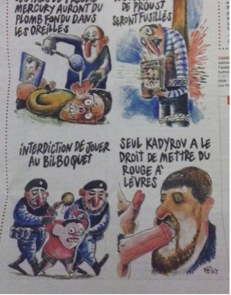 Рамзан Кадыров стал героем Charlie Hebdo