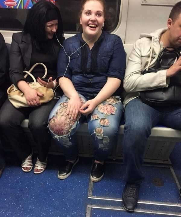 Модники из российского метрополитена