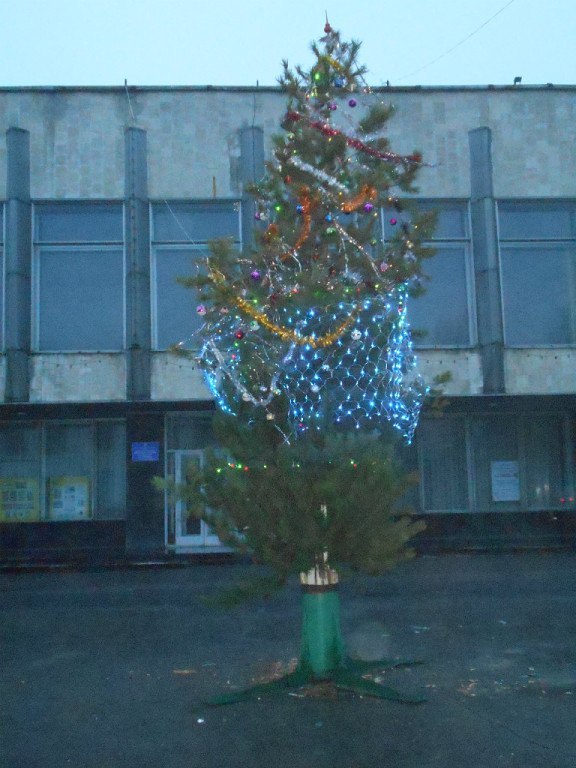 Торжественное открытие новогодней ёлки в Донецке!