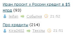 Про кредиты