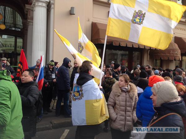Активисты Антимайдан напали на оппозицию в Москве
