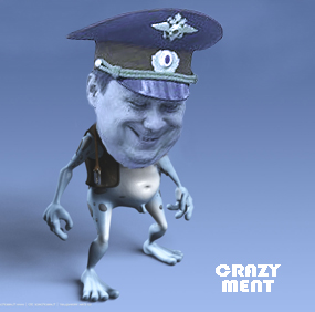 Фотожаба: Скромный милиционер