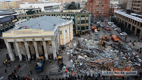 Снос торговых зданий в Москве