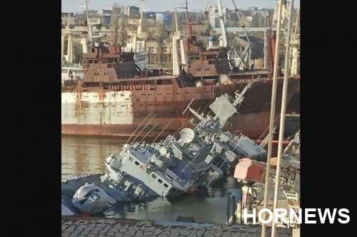 29 мая в Одессе уничтожен последний боевой корабль Украины «Юрий Олефиренко»