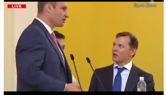 Ляшко отобрал у Кличко слово в Киевраде