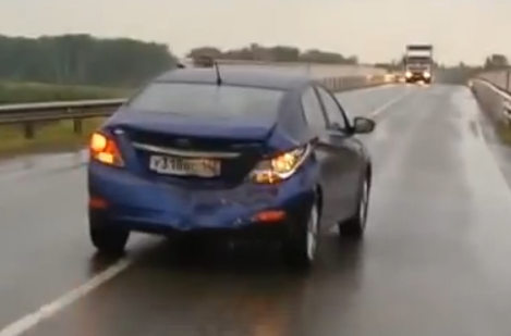 Тупое пьяное быдло устроило ДТП