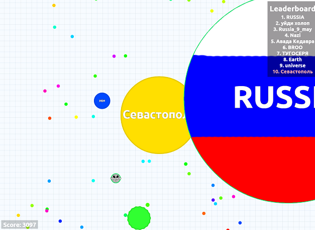 Симулятор жизни: agar.io