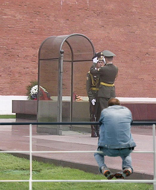 Фотожаба: Смотрящий вдаль