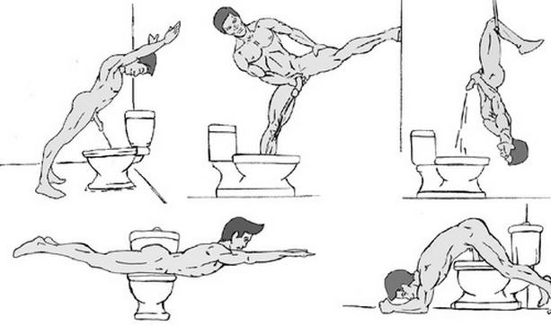 Розыгрыш в туалете