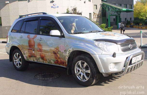 Аэрография автомобиля