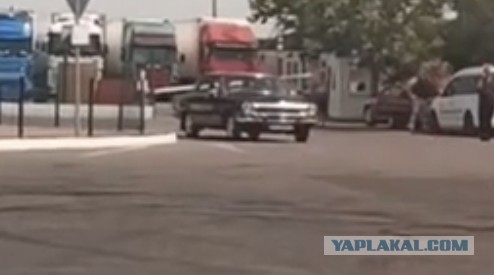 Плечевые не поделили турка на трассе