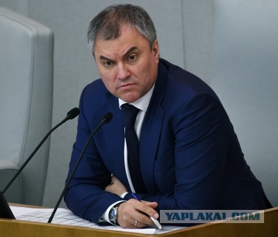 Володин: санкции против Путина ударят по всем россиянам