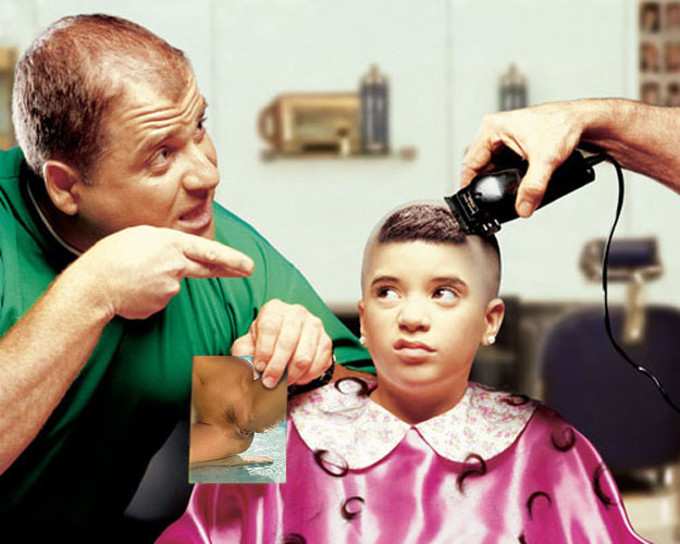 Фотожаба: в парикмахерской