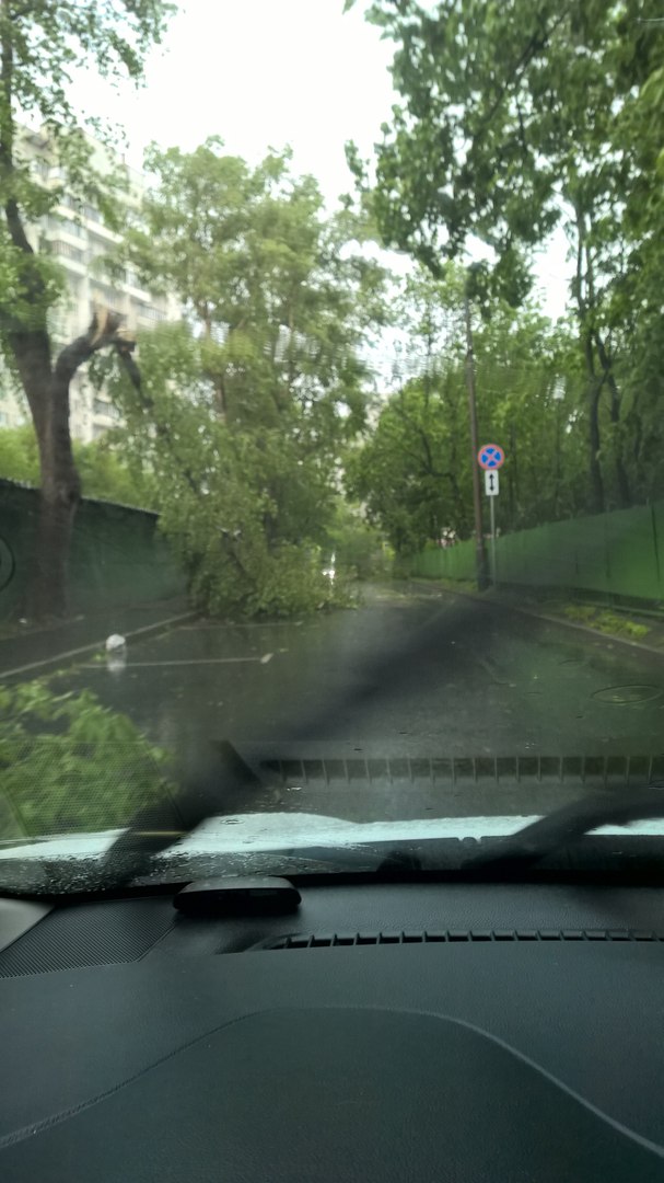 В Москве ураган!