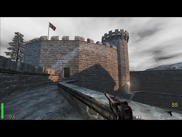 Замок из компьютерной игры Wolfenstein