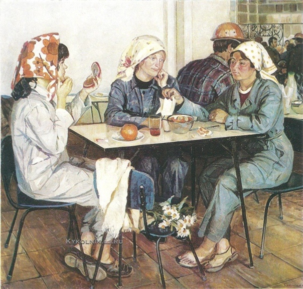 Труд в живописи СССР