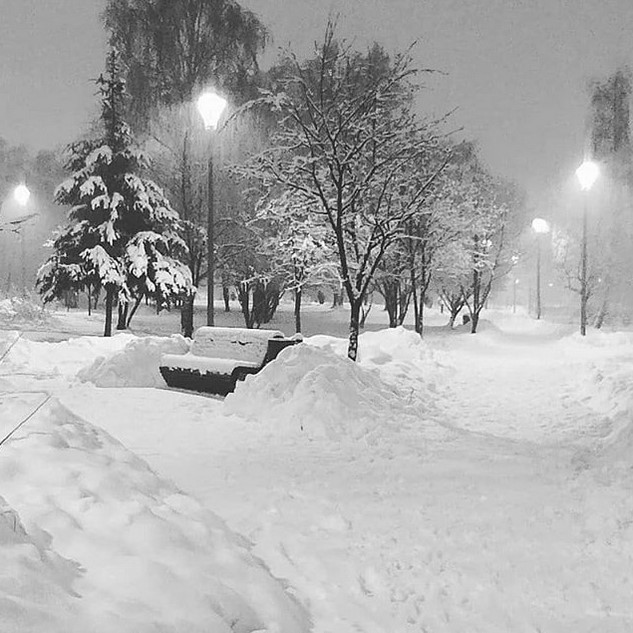 В Москве вторые сутки сильный снегопад, из-за которого сугробы выросли до 44 сантиметров. Немного фотографий заснеженной столицы