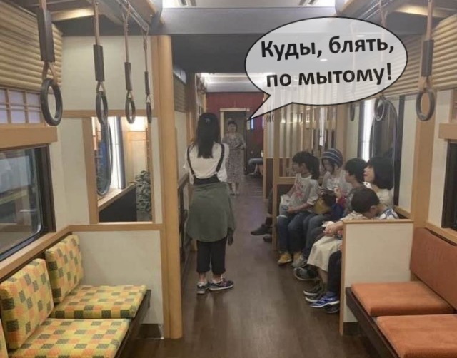 Я сначала не поверил, но... это обычная электричка в Японии