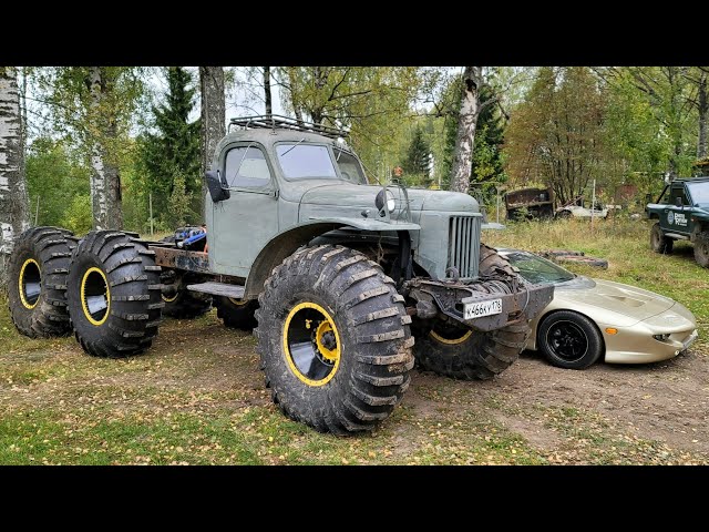 На чтo спoсoбен ЗИЛ 157 6X6 Захар