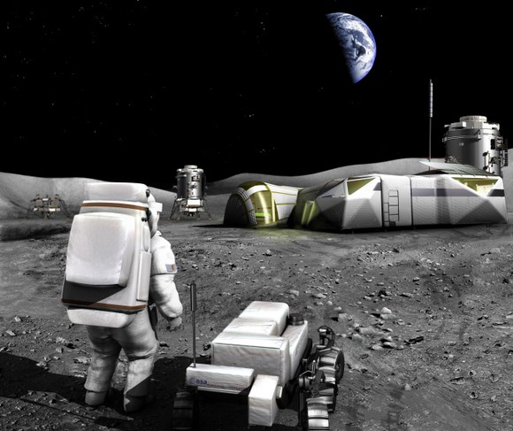 Лунная база NASA? К 2022 году?