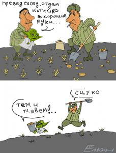 Фотожаба: Йода и русский мужик