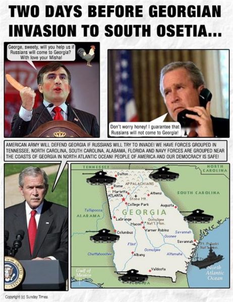 Война 2008 глазами американцев
