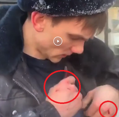 Видео: конфликт с полицейским в Новосибирске