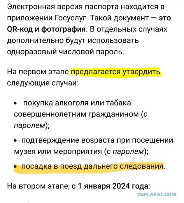 Высадили из поезда из-за того что был электронный паспорт, а не бумажный