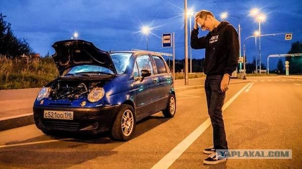 Погоня за "Матизом" закончилась небольшим ДТП