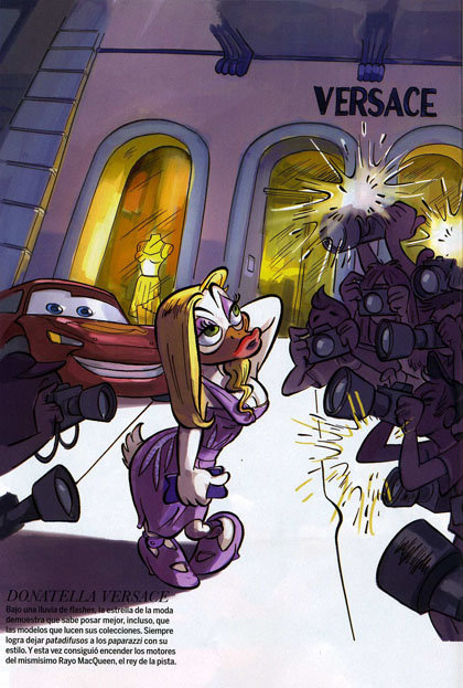 Кутюрье в виде диснеевских героев