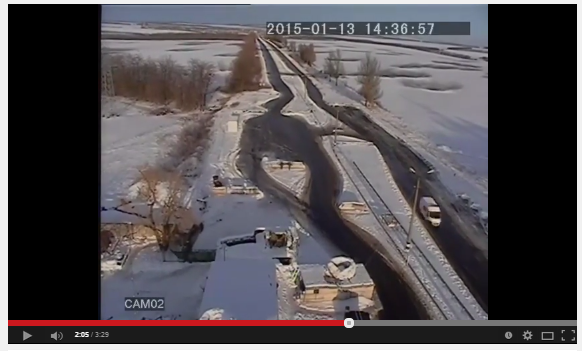 Видео растреляного автобуса под Волновахой