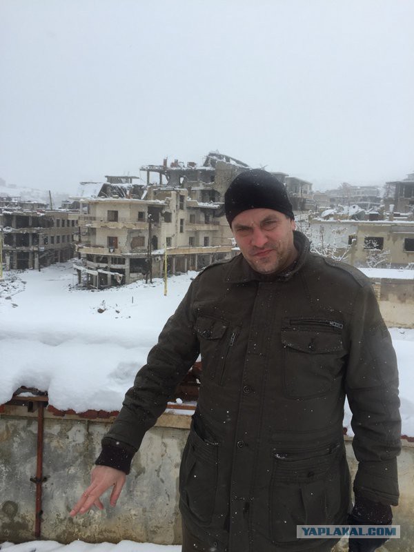 Генерал Мороз приехал в Сирию на Новый Год