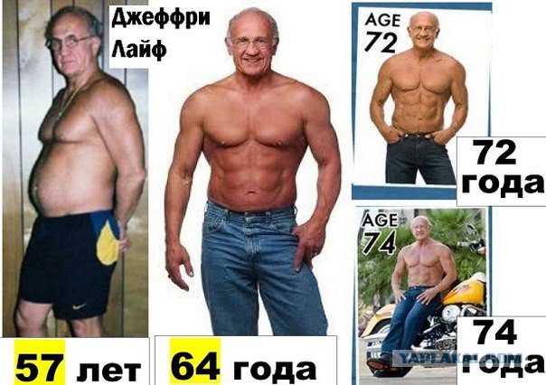 Возраст – не оправдание: как мужчина изменил свое тело в 61 год
