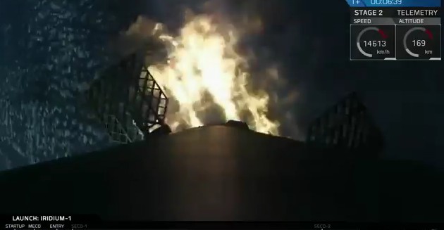 Онлайн: Запуск Falcon 9 с 10 спутниками Iridium NEXT