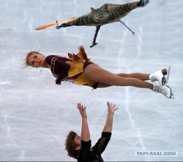 Фотожаба: Фигуристка