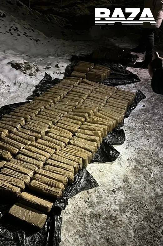 140 килограммов гашиша пытался провести житель Белоруссии в Россию