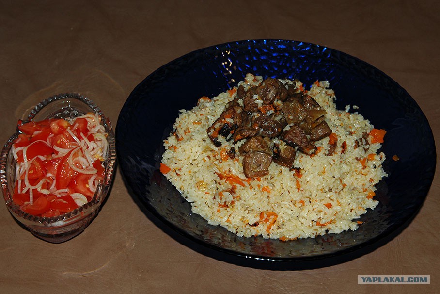 приготовление плова лазерсоном