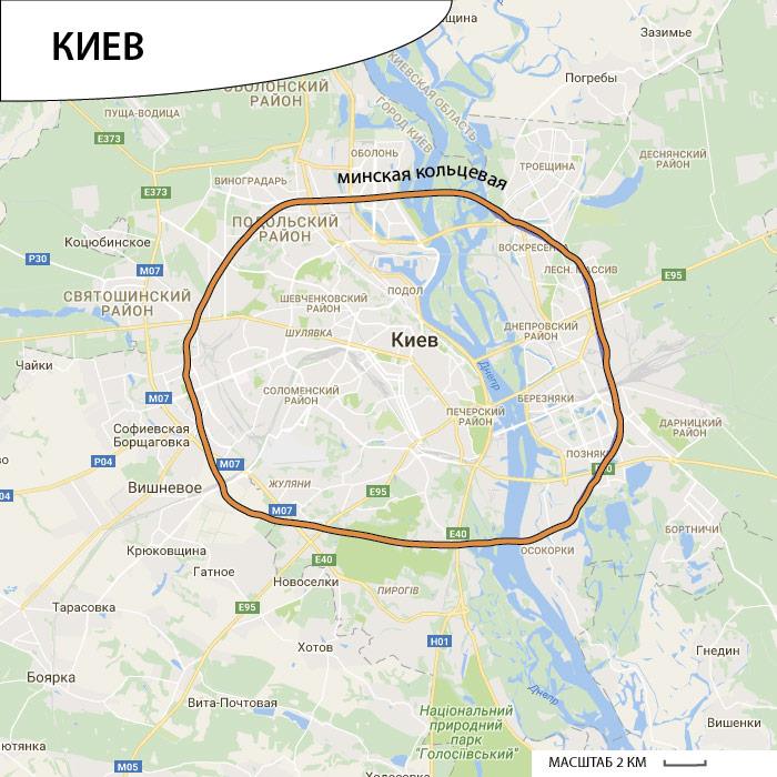 сравнение городов по площади на карте